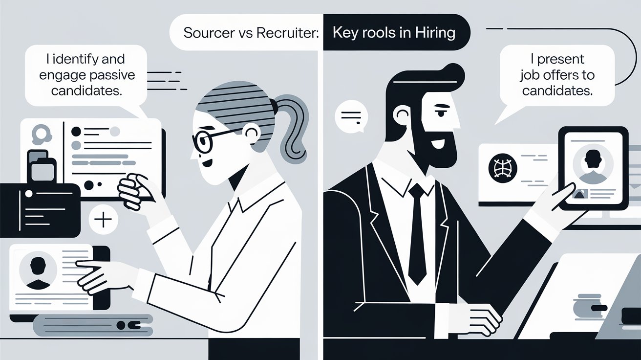 sourcer vs Recruiter key rools in hiring